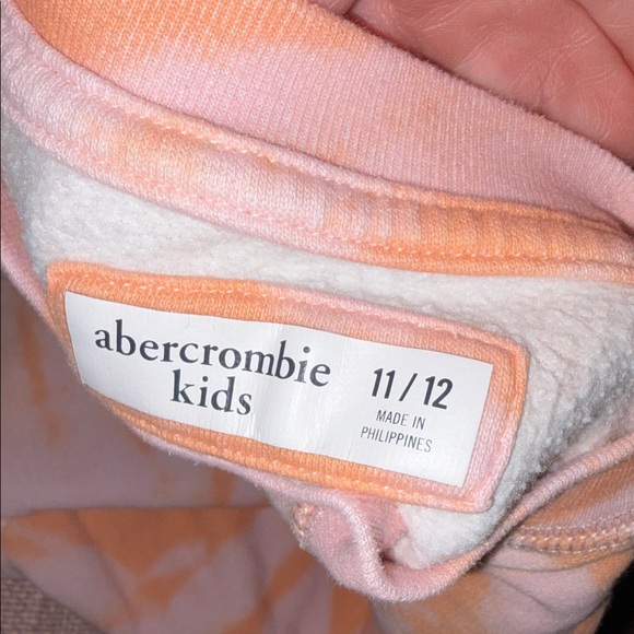 Abercrombie Kids Orange Tie-Dye Sweater - Picture 2 of 2